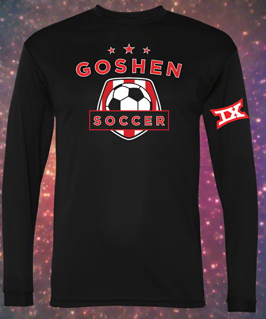 Goshen Soccer Performance Long Sleeve w/ Section IX logo