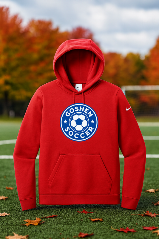 Nike Women's Goshen Soccer Badge Fleece Sleeve Swoosh Hoodie